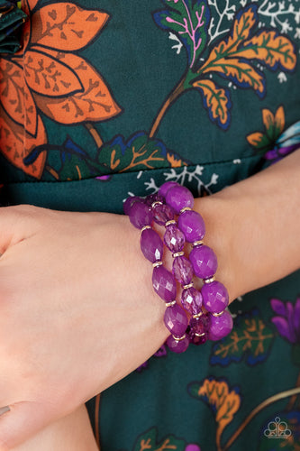 High Tide Hammock - Purple Bracelet - Sabrinas Bling Collection