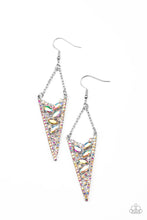 Load image into Gallery viewer, Sharp-Dressed Drama - Multi Oil Spill Earrings - Sabrina&#39;s Bling Collection