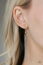 Load image into Gallery viewer, Totally Worth The TASSEL - Silver Necklace - Sabrina&#39;s Bling Collection