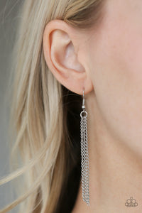 Totally Worth The TASSEL - Silver Necklace - Sabrina's Bling Collection