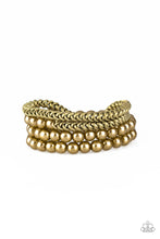 Load image into Gallery viewer, Industrial Incognito - Brass Bracelet Paparazzi Accessories - Sabrina&#39;s Bling Collection