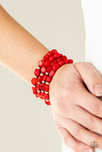 Load image into Gallery viewer, Nice GLOWING! - Red Bracelet - Sabrina&#39;s Bling Collection