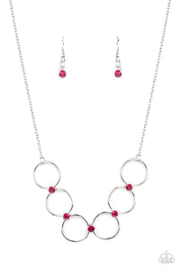 Regal Society - Pink Necklace - Sabrina's Bling Collection