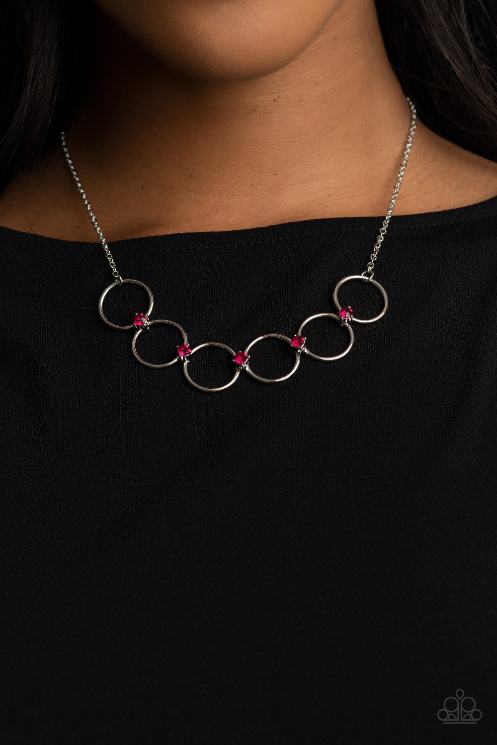 Regal Society - Pink Necklace - Sabrina's Bling Collection