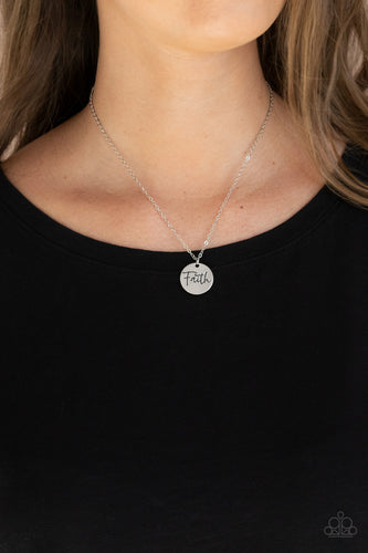 Choose Faith - Silver Necklace - Sabrina's Bling Collection