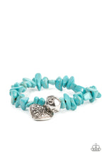 Load image into Gallery viewer, Love You to Pieces - Blue Turquoise Bracelet - Sabrina&#39;s Bling Collection