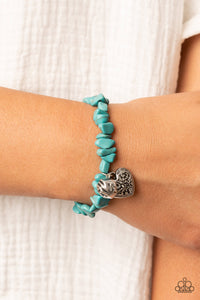 Love You to Pieces - Blue Turquoise Bracelet - Sabrina's Bling Collection