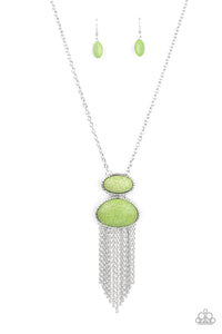 Meet Me At Sunset - Green Necklace - Sabrina's Bling Collection