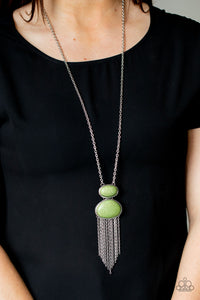 Meet Me At Sunset - Green Necklace - Sabrina's Bling Collection