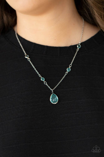 Romantic Rendezvous - Blue Necklace - Sabrina's Bling Collection