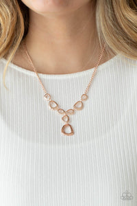 So Mod - Rose Gold Necklace - Sabrina's Bling Collection