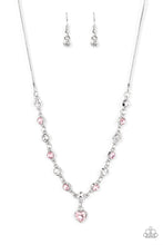 Load image into Gallery viewer, True Love Trinket - Pink Rhinestone Heart Necklace - Sabrina&#39;s Bling Collection