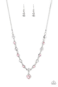 True Love Trinket - Pink Rhinestone Heart Necklace - Sabrina's Bling Collection