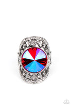 Load image into Gallery viewer, Galactic Garden - Pink Oil Spill Ring - Sabrina&#39;s Bling Collection