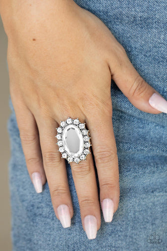 Bling Of All Bling - White Ring - Sabrina's Bling Collection