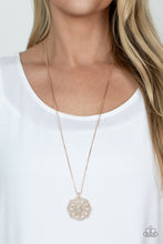 Load image into Gallery viewer, Botanical Bling - Rose Gold &amp; Rhinestone Necklace - Sabrina&#39;s Bling Collection