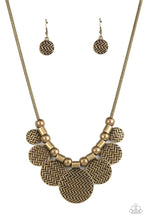 Load image into Gallery viewer, Indigenously Urban - Brass Disc Necklace - Sabrina&#39;s Bling Collection