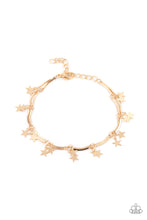 Load image into Gallery viewer, Party in the USA - Gold Star Bracelet - Sabrina&#39;s Bling Collection