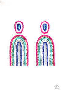 Rainbow Remedy - Multi Seed Bead Earrings - Sabrina's Bling Collection