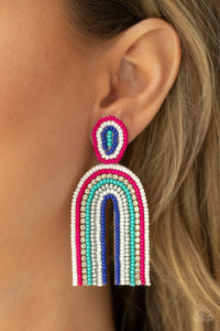 Rainbow Remedy - Multi Seed Bead Earrings - Sabrina's Bling Collection