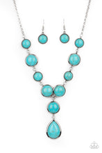 Load image into Gallery viewer, Terrestrial Trailblazer - Blue Necklace - Sabrina&#39;s Bling Collection