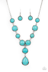 Terrestrial Trailblazer - Blue Necklace - Sabrina's Bling Collection
