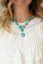 Load image into Gallery viewer, Terrestrial Trailblazer - Blue Necklace - Sabrina&#39;s Bling Collection