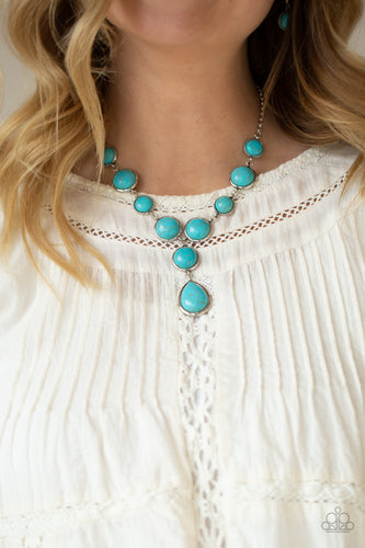 Terrestrial Trailblazer - Blue Necklace - Sabrina's Bling Collection