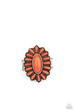 Load image into Gallery viewer, Cactus Cabana - Orange Ring Paparazzi Accessories - Sabrina&#39;s Bling Collection