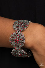 Load image into Gallery viewer, All in the Details - Red Rhinestone Bracelet - Sabrinas Bling Collection