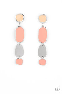 All Out Allure - Orange Earrings - Sabrina's Bling Collection
