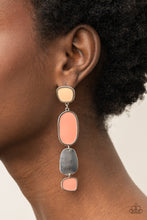 Load image into Gallery viewer, All Out Allure - Orange Earrings - Sabrina&#39;s Bling Collection