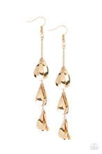 Load image into Gallery viewer, Arrival CHIME - Gold Teardrop Earrings - Sabrina&#39;s Bling Collection