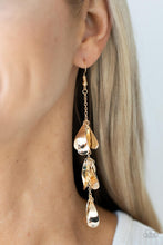Load image into Gallery viewer, Arrival CHIME - Gold Teardrop Earrings - Sabrina&#39;s Bling Collection