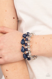 Beachside Brunch - Blue Bracelet - Sabrinas Bling Collection