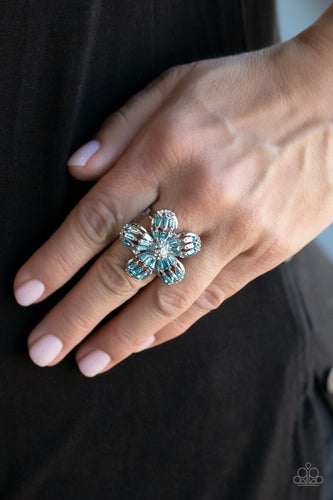 Botanical Ballroom - Blue Ring - Sabrina's Bling Collection