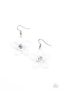 Botanical Bonanza - White Rosebud Earrings - Sabrina's Bling Collection