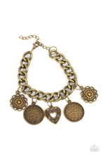 Load image into Gallery viewer, Complete CHARM-ony - Brass Charm Bracelet - Sabrina&#39;s Bling Collection