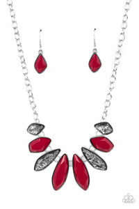 Crystallized Couture - Red Necklace - Sabrinas Bling Collection