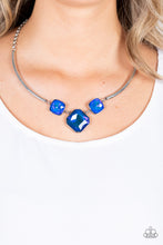 Load image into Gallery viewer, Divine IRIDESCENCE - Blue Necklace - October 2021 Life Of The Party - Sabrina&#39;s Bling Collection