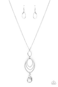 Dizzying Definition - Silver Necklace - Sabrina's Bling Collection