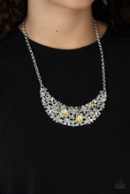 Load image into Gallery viewer, Fabulously Fragmented - Yellow Necklace - Sabrina&#39;s Bling Collection