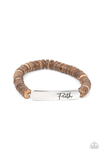 Full Faith - Brown Bracelet - Sabrina's Bling Collection