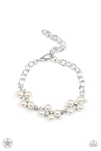 I Do - White Blockbuster Bracelet - Sabrina's Bling Collection