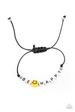 Load image into Gallery viewer, I Love Your Smile - Black Bracelet - Sabrinas Bling Collection