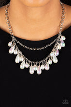 Load image into Gallery viewer, Interstellar Serenity - White Iridescent Finish Necklace - Sabrina&#39;s Bling Collection