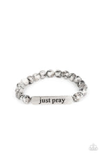 Load image into Gallery viewer, Just Pray - Silver Spiritual Bracelet - Sabrinas Bling Collection