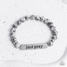 Load image into Gallery viewer, Just Pray - Silver Spiritual Bracelet - Sabrinas Bling Collection