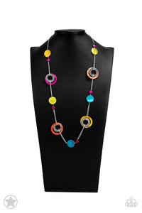 Kaleidoscopically Captivating - Multi Blockbuster Necklace - Sabrina's Bling Collection