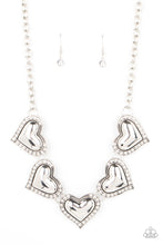 Load image into Gallery viewer, Kindred Hearts - White Heart Necklace - Sabrinas Bling Collection